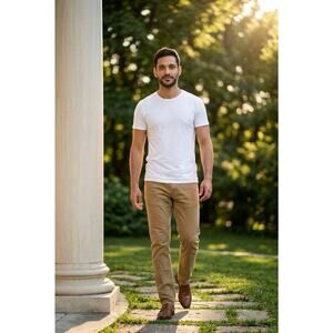 Levis 511 Men’s Slim Fit Chino Jeans In Tan 33 X 32